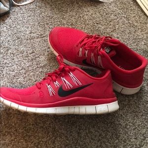 Red Women’s Nike Free Run 5.0